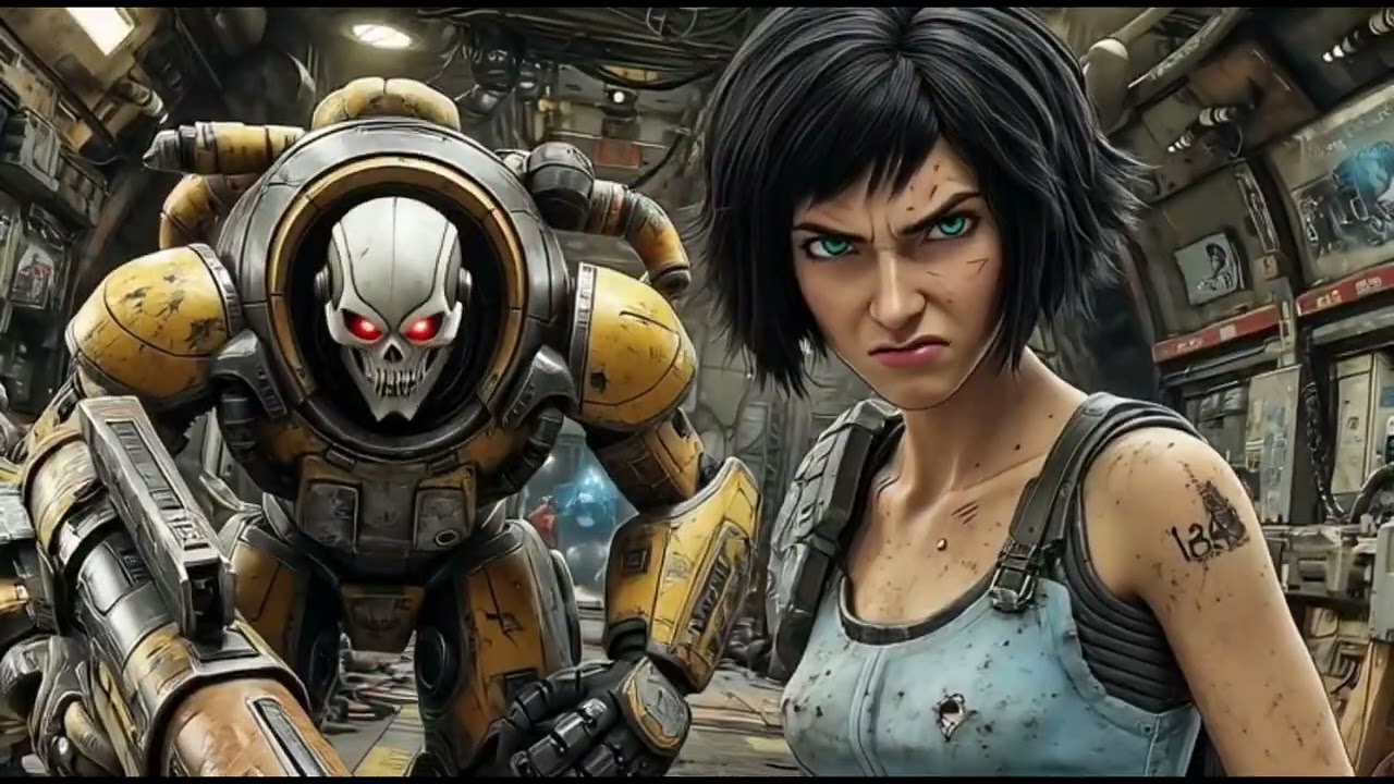 She Got A Little Shifty... #digitalart #Fantasyart #deviantart #imagination #Cyberpunk 