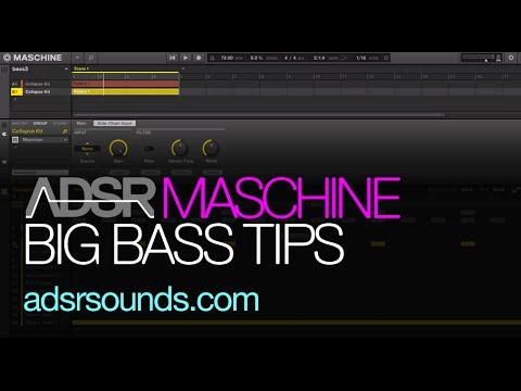 Maschine tutorial - Quick Tip for Massive Bass in Maschine