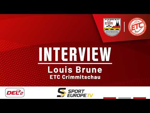 Interview mit Louis Brune - EV Regensburg - ETC Crimmitschau - 13.02.2026