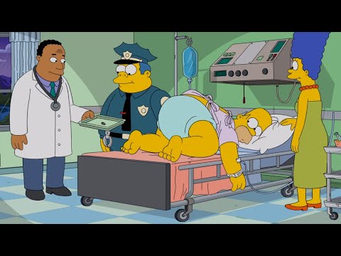 The Simpsons - Homer examines his butt