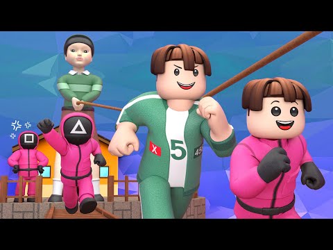 ROBLOX Brookhaven 🏡RP: The Bacon Hair Survive Squid Game | Roblox Knight