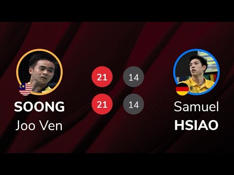 MS | R32 | Soong Joo Ven (MAS) Def  Samuel Hsiao (GER) - Scottish Open 2021