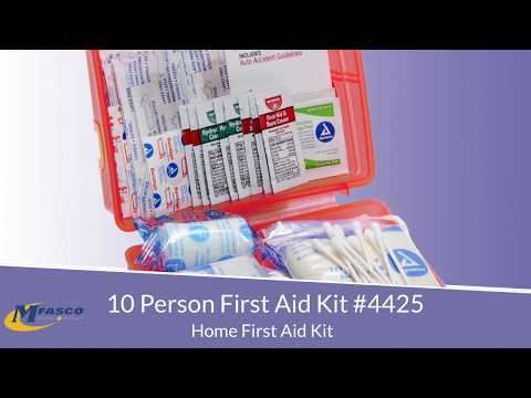 Home First Aid Kit 10 Person - MFASCO #4425