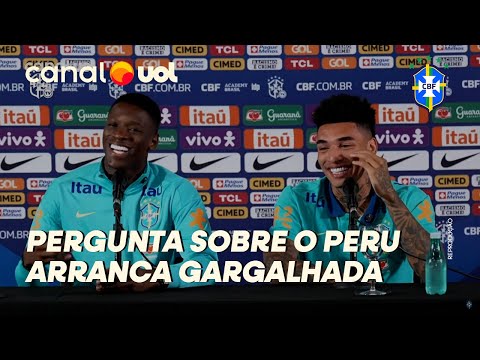 5TH SERIES IS ON: IGOR JESUS ​​LAUGHES OVER A QUESTION ABOUT PERU