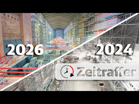 Zeitraffer Stuttgart 21: 14 Monate in 7 Minuten – Baufortschritt im Bonatzbau