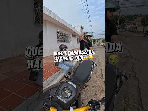 La pasajera está embarazada… trabajando en Didi😱🔥 #motovlog #didi #motos #bike