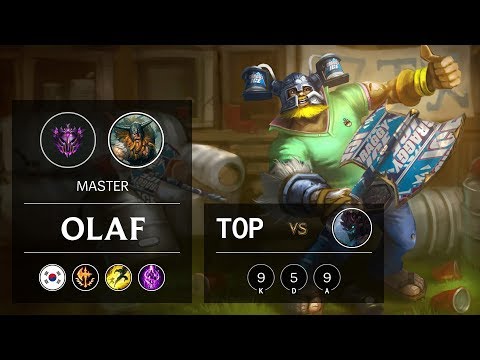 Olaf Top vs Maokai - KR Master Patch 9.13