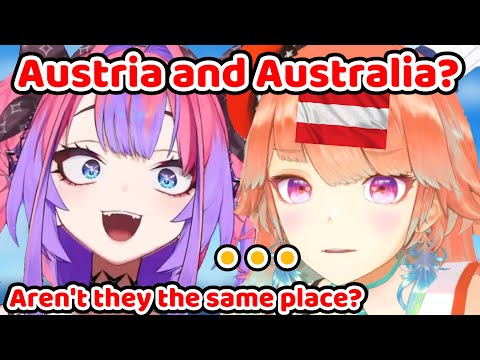Kiara: "Do you know where Austria is?" Vivi: