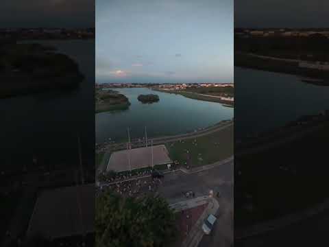 Avata 2 sobrevoando a Lagoa Grande Feira de Santana Bahia filtro nd32 freewell