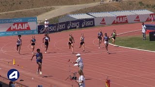 Angers 2019 : Finale 200 m Cadettes (Serena Kouassi en 24''02) Angers 2019 : Finale 200 m Cadettes (Serena Kouassi en 24''02)