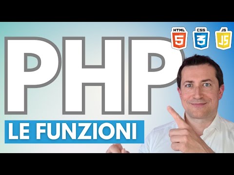 Le Funzioni in PHP - Lezione n° 4