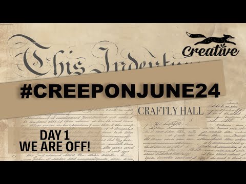 SO EXCITED for #creeponjune24 DAY 1!  Lets get our Creep on!