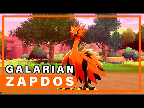 How to Catch Legendary Galarian ZAPDOS in the Wild Area ► Pokemon Crown Tundra