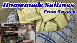 Homemade Saltine Crackers From Scratch — Just Like Great-Grandma Made!