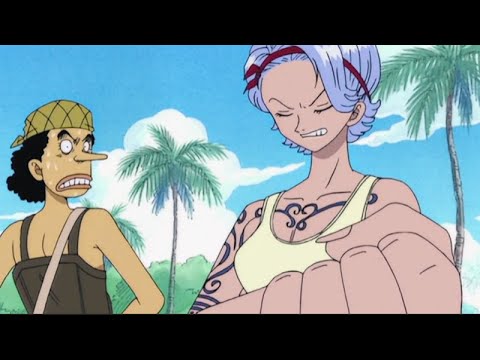 Nami's Sister Punching Sanji's Face | One Piece | HD |