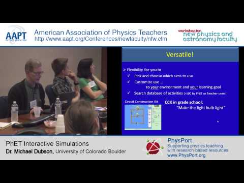 Dr Michael Dubson Phet Interactive Simulations
