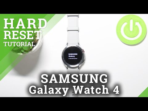 How to Hard Reset SAMSUNG Galaxy Watch 4 via System Settings – Clear Storage / Restore Defaults