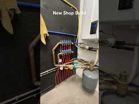 #shop Build. New In Floor Heating System. #electrical #heating #boiler #trades #mechanic #heat #hvac
