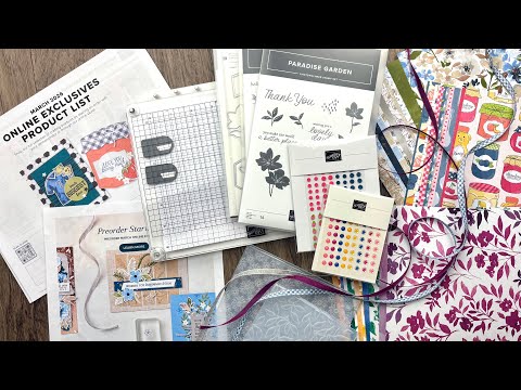UNBOXING!! Sneak Peeks March 2026 Online Exclusive Pre-Order | 1/22/26 Thursday Night Stamp Therapy