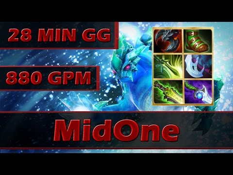 MidOne plays Morphling with 880 GPM and Dragon Lance Rush - Dota 2