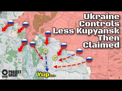 Ukraine Controls Less Kupyansk Then Claimed. Russia’s Multiple Advances. Front Update.