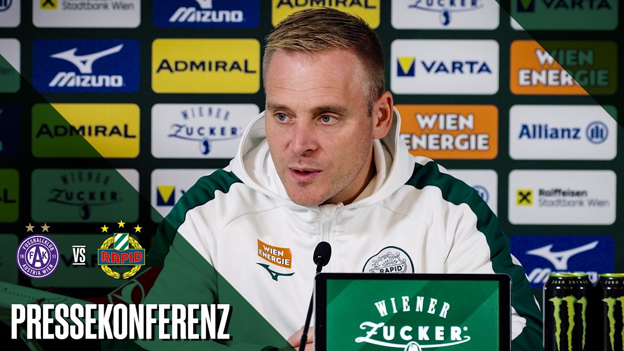 Pressekonferenz vor dem 351. Wiener Derby