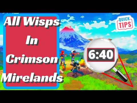 All Wisps In Crimson Mirelands - Pokemon Legends Arceus
