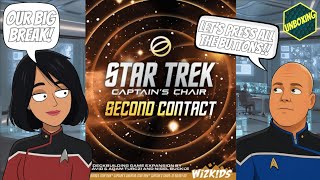 Star Trek Captain's Chair Second Contact - A Boardgamechuck Unboxing