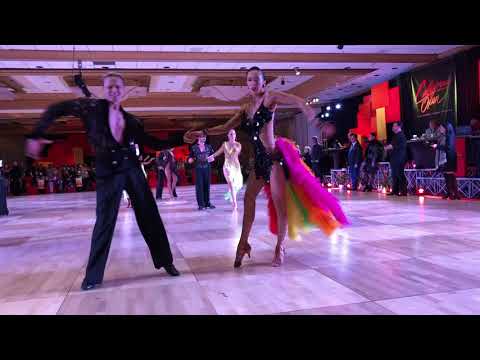 California Open 2018 - Oleg Astakhov and Vicki - Scholarship Open Latin B final - silver medal
