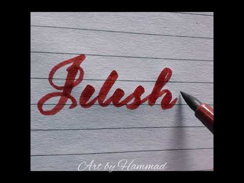 Jitisha name | Beautiful writing | #trending #art #calligraphy