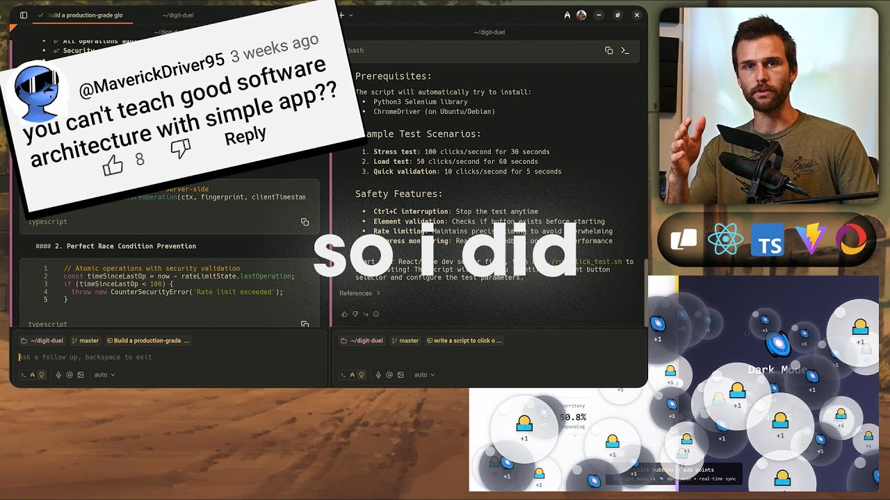 I Overengineered 3 Buttons to Explain Software Architecture