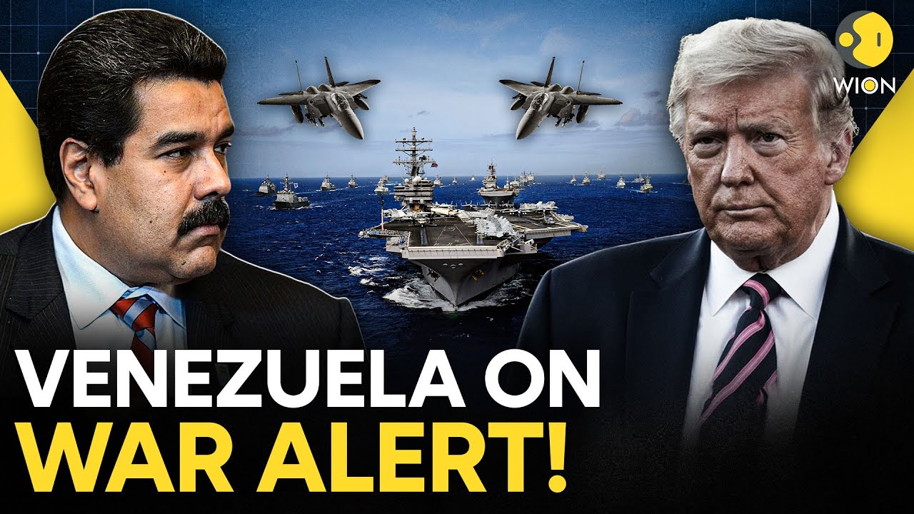 US-Venezuela LIVE: Maduro on Alert! Venezuela on War Footing as US Warships Move Into Caribbean