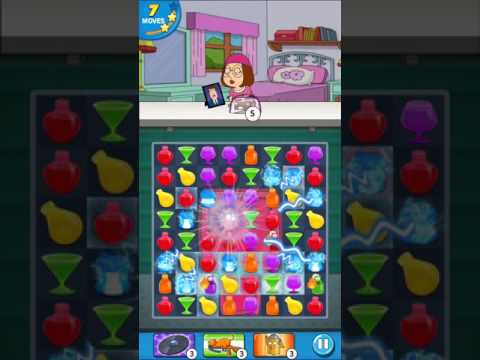 Family Guy - Another Freakin' Mobile Game : Level 54 - 3 stars! No Boosters!