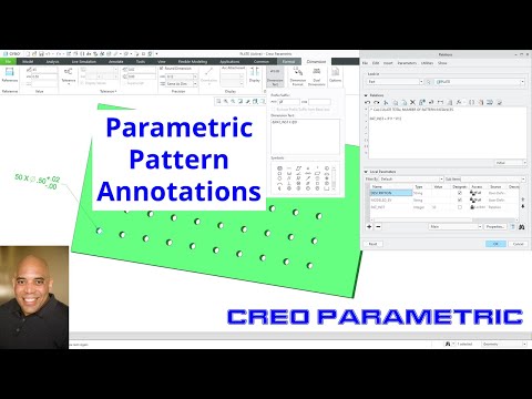 Creo Parametric - Patterns - Parameter for Number of Instances