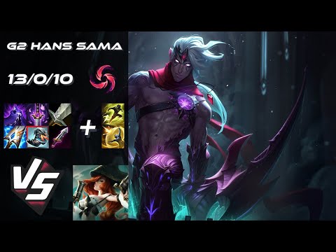 G2 Esports Hans Sama BOTTOM Varus vs Miss Fortune - EU Challenger Patch 25.S1.8