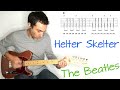 helter skelter the beatles guitar lesson tutorial cover with tablature