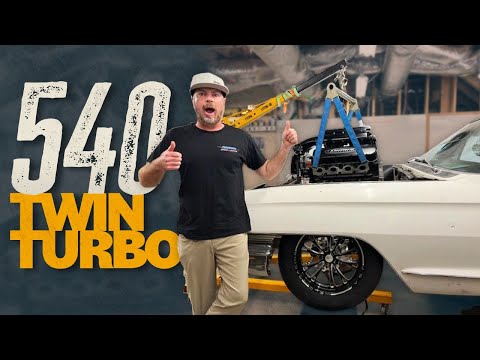 THE 540cid TWIN-TURBO BBC FOR MY '61 CADILLAC COUPE DEVILLE IS HERE!