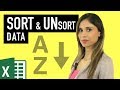 Excel Sort Data By Value Color Icon Own List How To Unsort