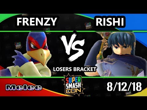 SSC 2018 SSBM - Frenzy (Falco) Vs. Rishi (Marth) Smash Melee Top 8 Qualifier
