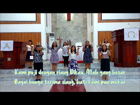 Lagu Rohani Kristen : KJ 3. Kami Puji Dengan Riang