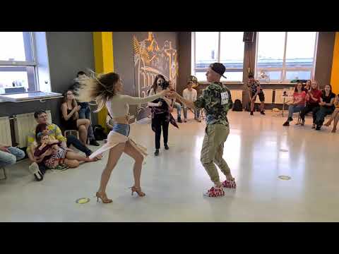 Vladimir Zaytsev и Ekaterina Lanina. Intermediate JnJ. Brazuka Home JnJ 2021 | Zouk Dance