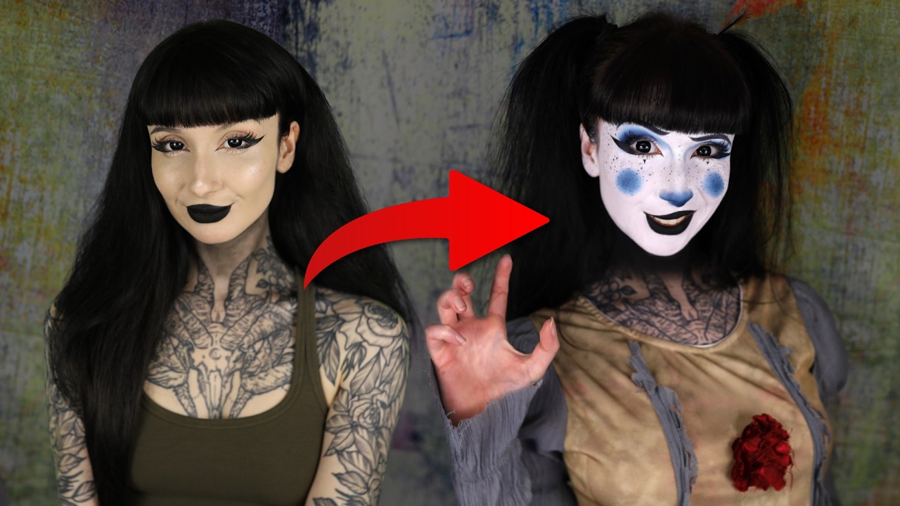The CHEAPEST last minute Halloween clown makeup
