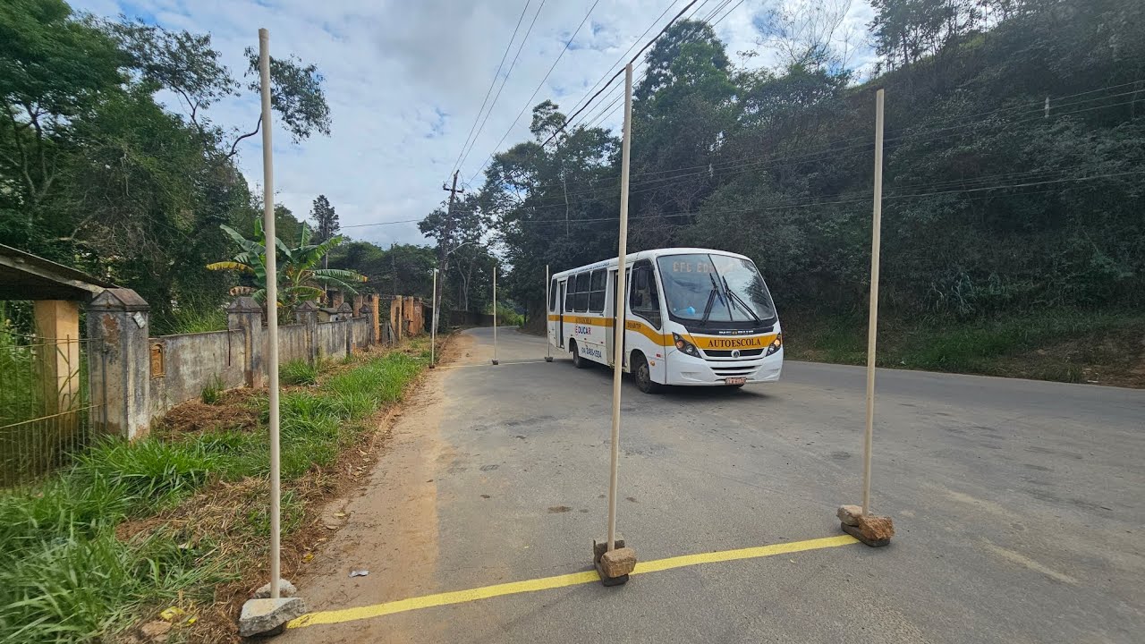Baliza Categoria D (ônibus) visão do motorista