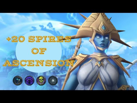 +20 Spires of Ascension (TIMED) KYRIAN Holy Priest POV Shadowlands Season 2