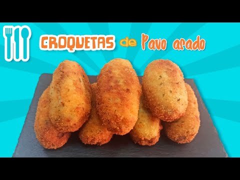 Croquetas de pavo asado 😋 🍴
