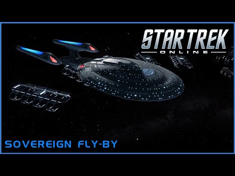 Sovereign Class Flyby - Star Trek Online Ships