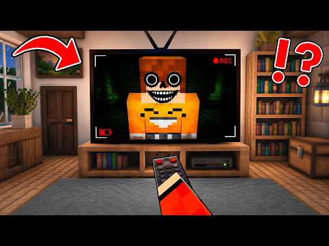 Sebek ZNALAZŁ UKRYTEGO ZŁEGO SMILESLOW w TELEWIZORZE w Minecraft!