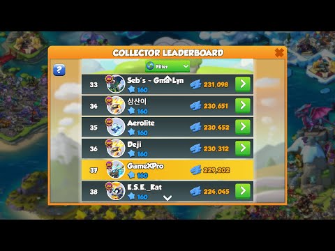 #DML Weekend 73 - Go to Top 5 Collector Leaderboard - Dragon Mania Legends