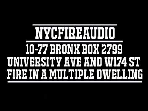 NYCFireAudio - FDNY Bronx 10-77 Box 2799 Audio  - Fire In A Multiple Dwelling - 3/6/18