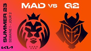 LEC Summer Split 2023 - W1D2 - MAD vs G2